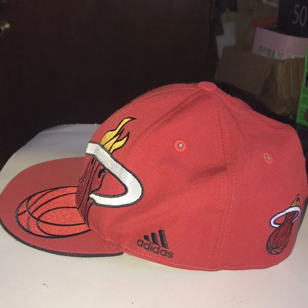 Men’s NBA Heat Wool Fitted Cap